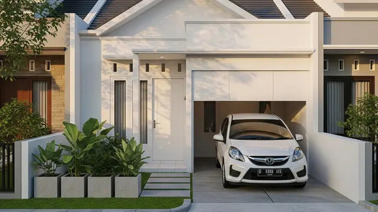 10 Desain Rumah Sempit dengan Garasi Mobil Kecil, Solusi Lahan yang Terbatas