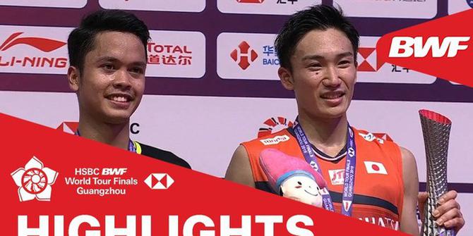 VIDEO: Highlights Final BWF World Tour Finals 2019, Kento Momota Vs Anthony Sinisuka Ginting