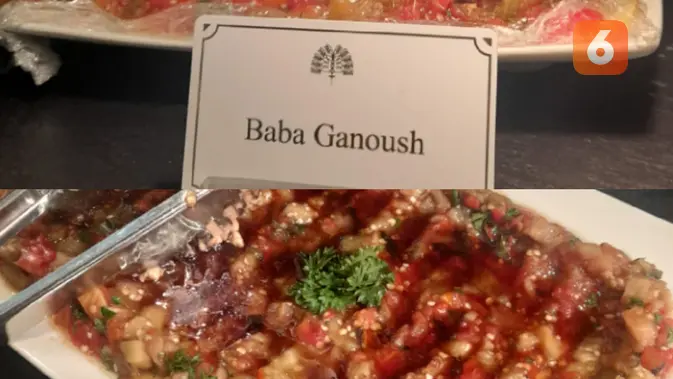 <p>Baba Ganoush di Perayaan HUT ke-93 Arab Saudi.</p>