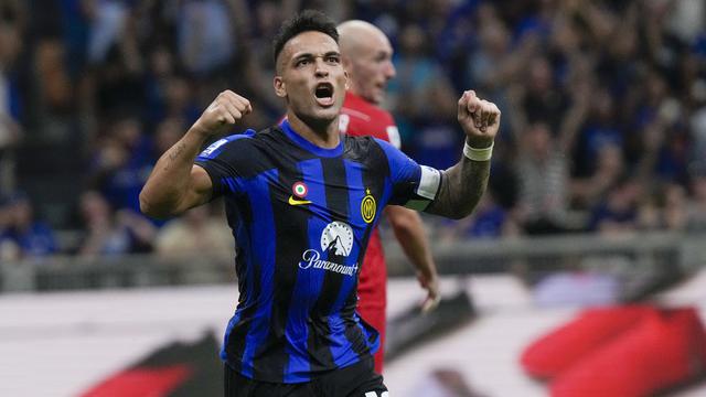 Foto: Langsung Tancap Gas, Lautaro Martinez Borong 2 Gol saat Membawa Inter Milan Menekuk Monza di Liga Italia