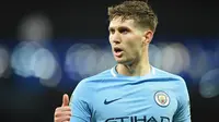 Bek - John Stones (Inggris) pindah dari Everton ke Manchester City dengan harga 47,5  juta poundsterling. (AFP/Oli Scarff)