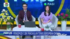 Simak Fokus Pagi (16/09) dengan berita-berita pilihan sebagai berikut, Benda Antariksa Hebohkan Masyarakat, Tangki SPBU Meledak, Evakuasi Pria dari dalam Sumur, Drawing Piala Dunia U-17, Pengemudi Ojek Pangkalan Tewas Bersimbah Darah.