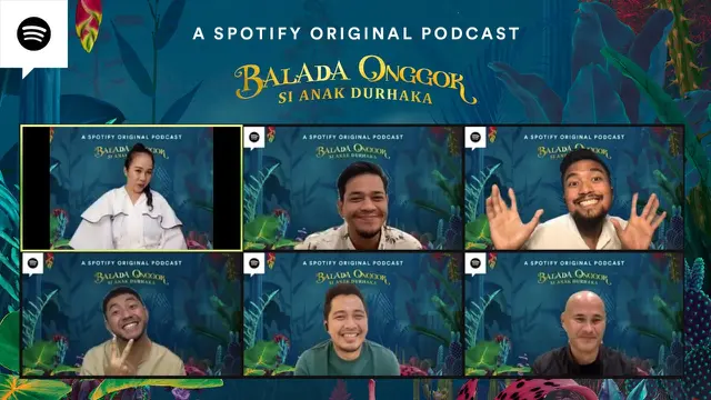 Konferensi pers daring Balada Onggok Si Anak Durhaka dari Podkesmas. (Spotify)