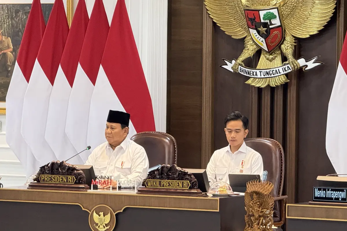 Presiden Prabowo Subianto dan Wapres Gibran Rakabuming Raka (Liputan6.com/Lizsa Egeham)