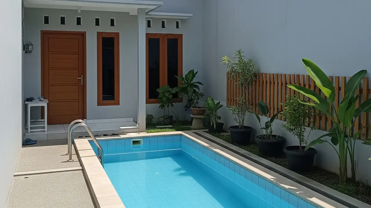 6 Model Rumah Tipe 36 dengan Kolam Renang Mini, Hunian Modern dan Fungsional
