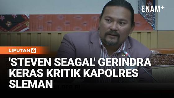Martin 'Steven Seagel' DPR Tegur Keras Kajari dan Kapolres Sleman: Bisa Rusak Institusi Pak!
