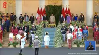 Potret Artis di Upacara Penurunan Bendera HUT RI ke-81