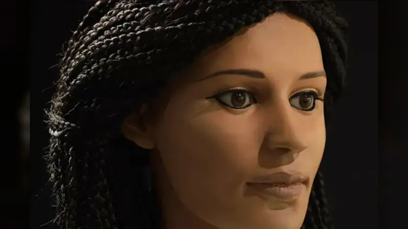 Rekonstruksi wajah mumi wanita Mesir