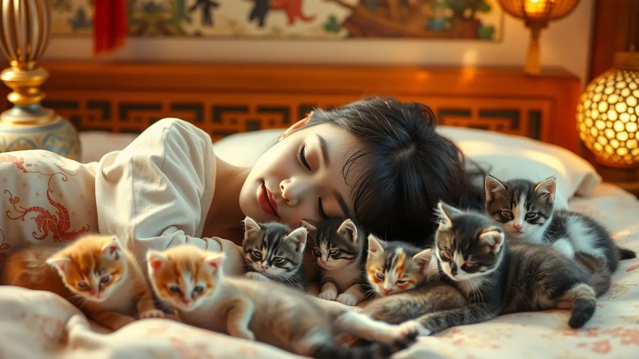 mimpi anak kucing banyak