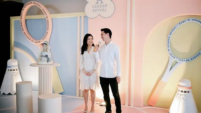 Valencia Tanoesoedibjo Gelar Pesta Gender Reveal Anak Pertama, Wajah Glowing-nya Jadi Sorotan