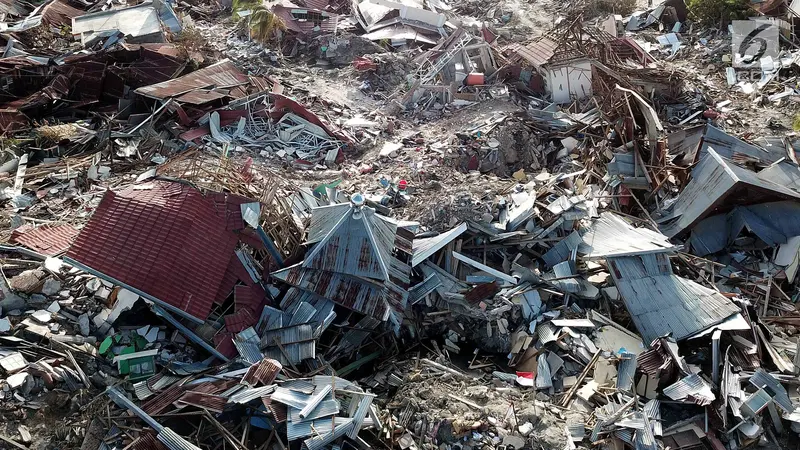 Potret Udara Ribuan Perumnas Balaroa yang Hilang Akibat Gempa