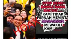 Cek Fakta: Hoaks Anies Baswedan Ikut Demo Bareng Mahasiswa UI