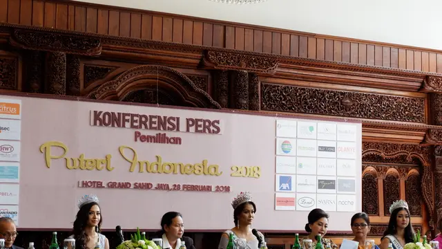 Press Conference Pemilihan Puteri Indonesia 2018