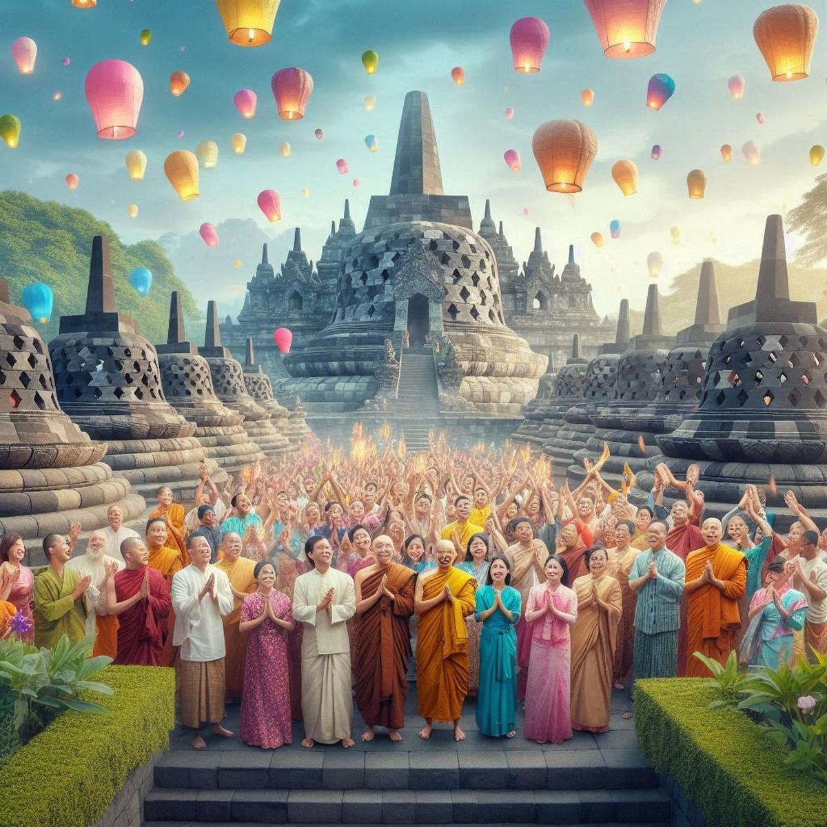 Bukan Sekadar Upacara, Ini Filosofi Mendalam di Balik Waisak di Borobudur