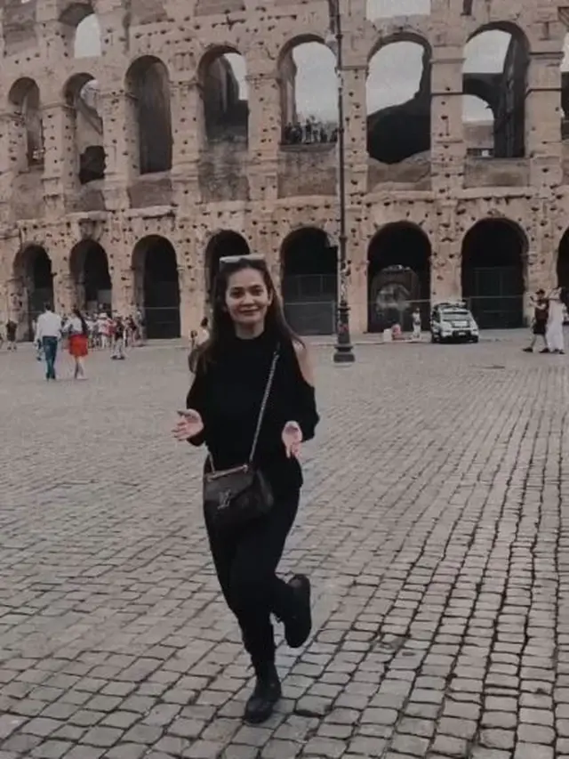 Cut Tary ke Italia (Instagram @cuttaryofficial)