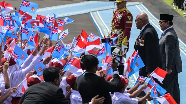 Presiden Prabowo Terima Kunjungan Resmi Perdana Menteri Republik Fiji