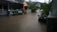 Bekasi Timur tak luput dari banjir akibat hujan deras yang terjadi sejak Rabu, 31 Desember 2019 hingga, 1 Januari 2020 pagi menjelang siang.