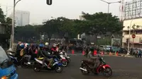 Adapun jalan yang ditutup saat sidang putusan MK adalah Jalan Medan Merdeka Barat dan Jalan Medan Merdeka Utara.