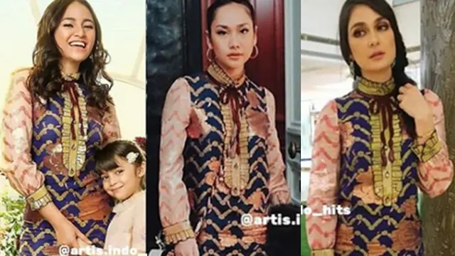 Potret 13 Seleb Pakai Baju Motif Sama, Netizen: Cocok Jadi Kakak Adik
