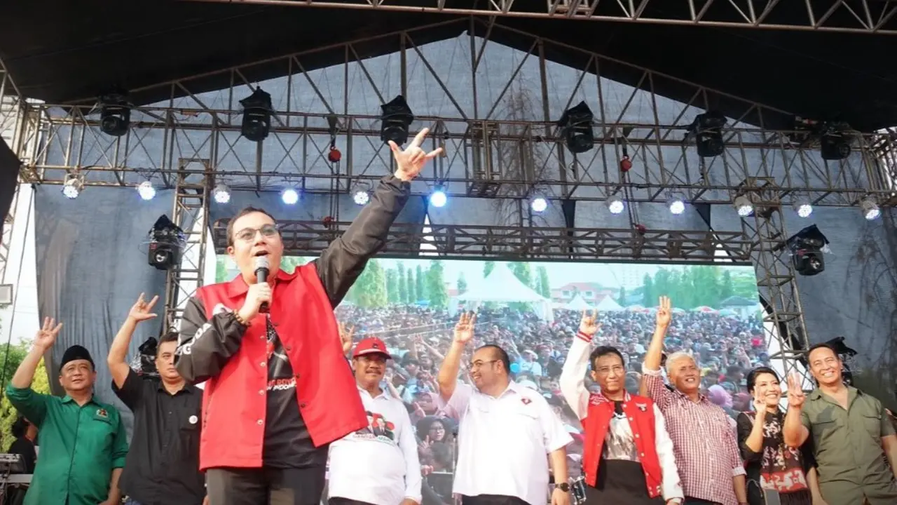 Ketua Umum Banteng Muda Indonesia (BMI) Mochamad Herviano