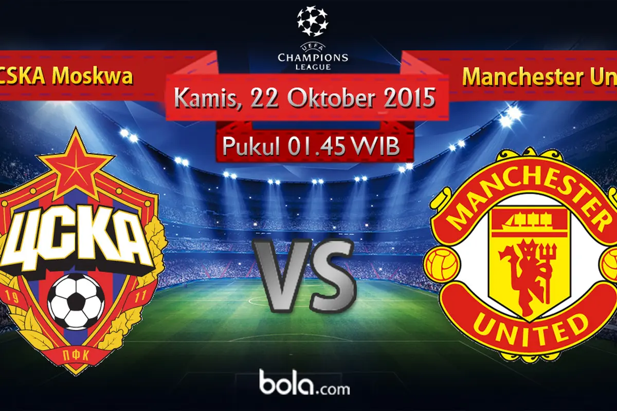CSKA Moskwa Vs Manchester United (Bola.com/Rudi Riana)