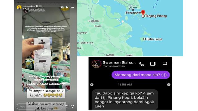 Penonton Tempuh Perjalanan 4 Jam dengan Kapal Feri