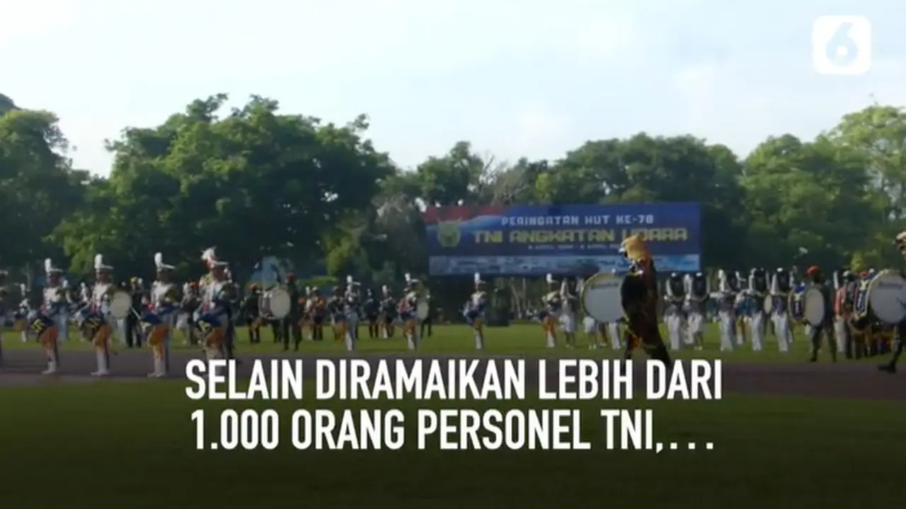 Kemeriahan  HUT ke-78 TNI AU di Yogyakarta