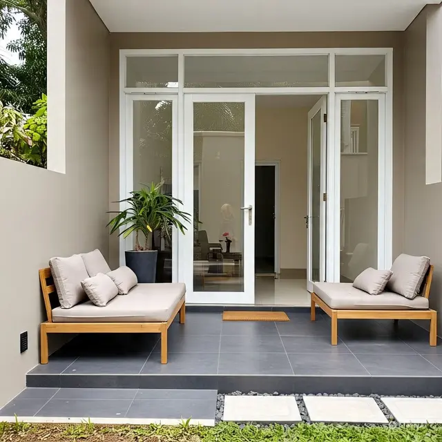 Model Teras Depan Rumah Subsidi dengan Gaya Minimalis