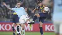 Lazio bermain imbang 2-2 kontra Parma pada laga pekan ke-34 Serie A di Stadio Olimpico, Roma, Selasa (29/4/2025) dini hari WIB. (Alfredo Falcone/LaPresse via AP)