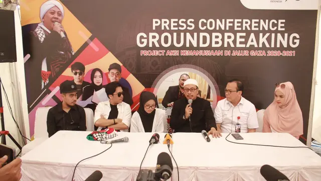 Nissa Sabyan di acara Konser Kemanusiaan sekaligus Ground Breaking Pembangunan Klinik THT di Palestina (ist)