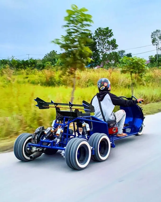 9 Potret Modifikasi Vespa di Luar Nalar, Bisa Buat Racing sampai