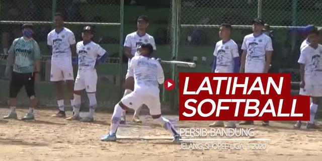 VIDEO: Persib Bandung Jalani Latihan Softball Agar Pemain Rileks Jelang Shopee Liga 1 2020