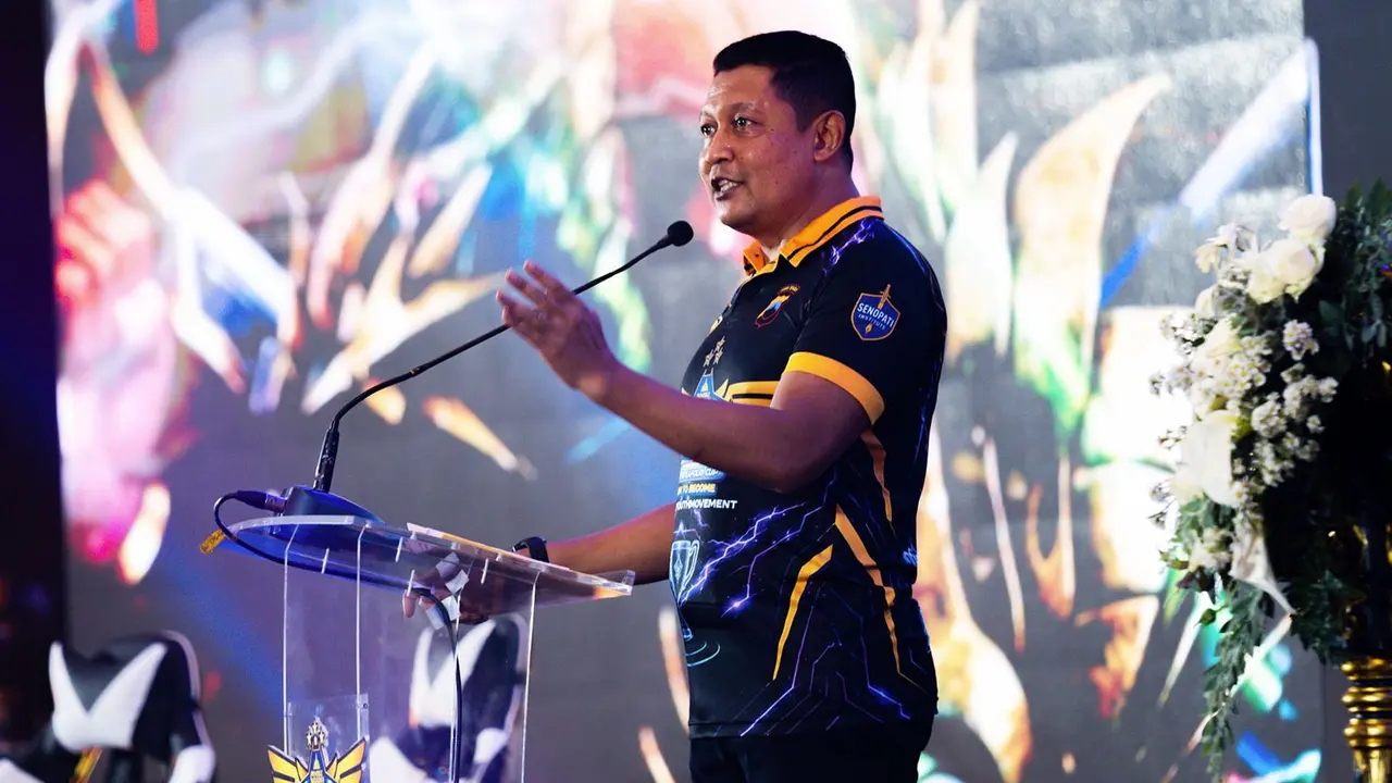 Kapolda Jateng Irjen Pol Ribut Hari Wibowo membuka turnamen Esports Kapolda Jateng Cup di De Tjolomadoe Convention Hall, Kabupaten Karanganyar, Sabtu (20/6) (Istimewa)