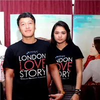 Dimas Anggara dan Michelle Ziudith di London Love Story. (Andy Masela/Bintang.com)