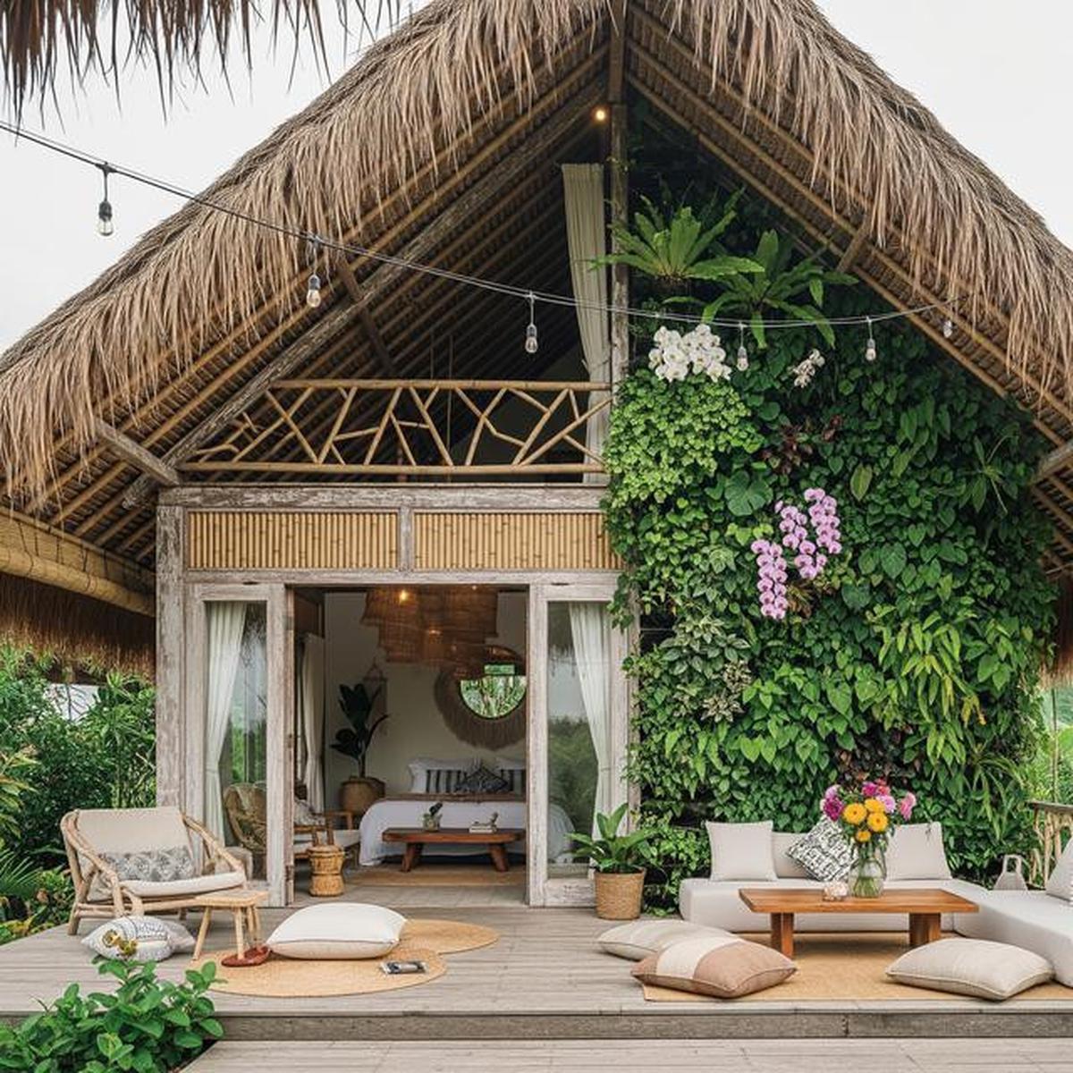 7 Desain Rumah Sederhana tapi Mewah Bergaya Natural Bohemian yang Lagi Tren 2025