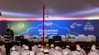 Puluhan ribu narapidana ikuti khataman Alquran. (Liputan 6 SCTV)