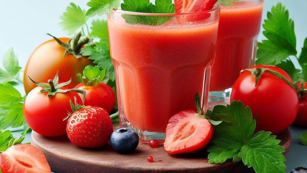 3. Resep Jus Tomat Stroberi