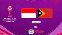 Jadwal Siaran Langsung Timnas Indonesia U-17 Vs Timor Leste di Piala AFF U-17 2026: Duel Seru di Indosiar dan Vidio