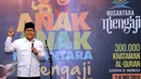 Ketua Umum DPP PKB Muhaimin Iskandar memberikan ceramah saat meresmikan Gerakan Anak Nusantara Mengaji di Jakarta, Kamis (5/5/2016). Gerakan ini akan dilaksanakan secara serentak di seluruh Indonesia pada 7-8 Mei 2016. (Liputan6.com/Helmi Fithriansyah)