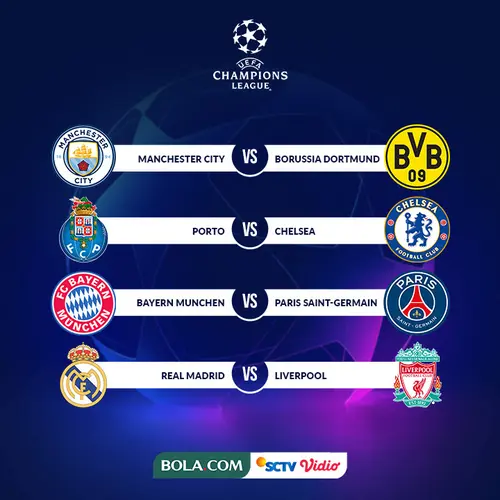 Jadwal Live Streaming Liga Champions Malam Nanti Manchester City Vs Borussia Dortmund Big Match Real Madrid Kontra Liverpool Dunia Bola