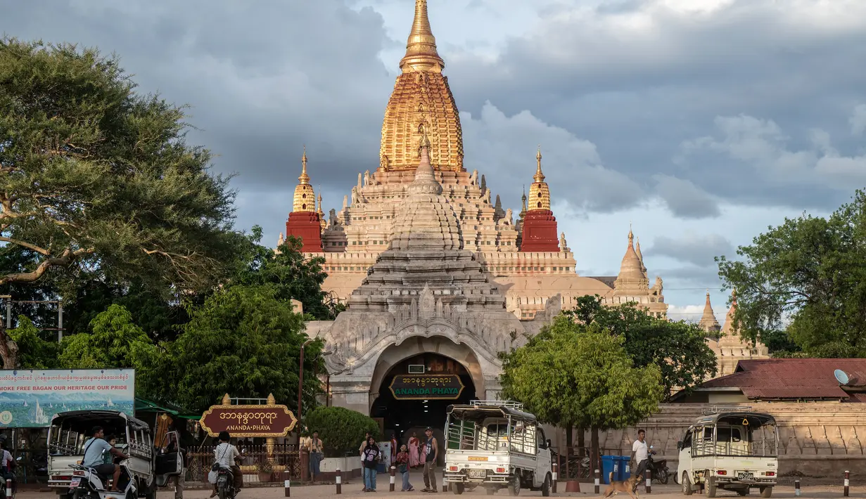 Pada tahun setelah kudeta, sekitar 200.000 pengunjung internasional datang ke Myanmar, menurut data kementerian pariwisata junta. (Sai Aung MAIN / AFP)