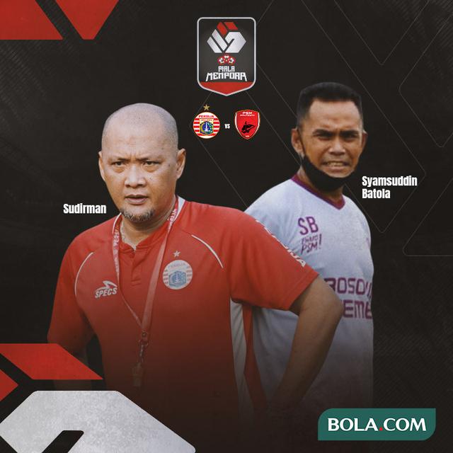 Piala Menpora - Persija Jakarta Vs PSM Makassar - Head to Head Pelatih