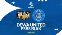 Dewa United Vs PSBS Biak&nbsp;- BRI Super League 2025/2026. (Bola.com/Gregah Nurikhsani)