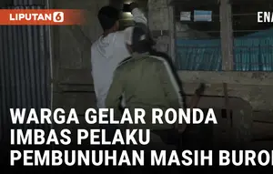 Pelaku Pembunuhan Remaja Penjual Gorengan Masih Buron, Warga Gelar Ronda