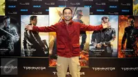 Aktor Yama Carlos saat menghadiri premiere film Terminator Genisys di Gandaria City XXI, Jakarta, Rabu (24/6/2015). Terminator Genisys menceritakan tentang kehidupan di tahun 2029.(Liputan6.com/Panji Diksana)