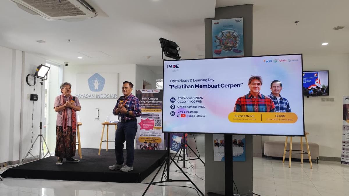 IMDE Gelar Pelatihan Menulis Cerpen, Undang Sastrawan Kurnia Effendi