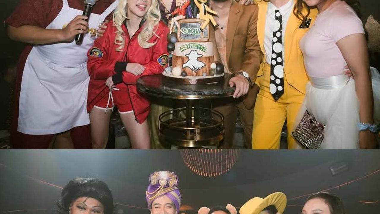 7 Potret Pesta Kostum Geng Aries, Ada Luna Maya yang Tampil Cantik Bak 'Jinny Oh Jinny' - Keanu Angelo Totalitas Jadi Cu Pat Kai