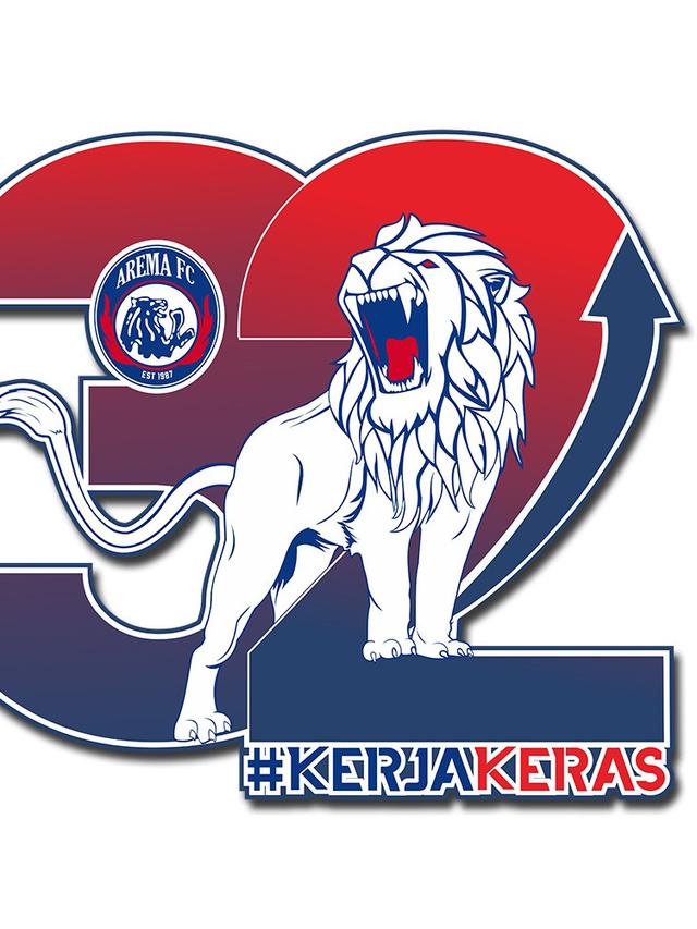 Logo Arema FC 32 Tahun