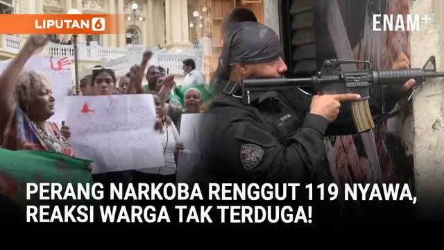 Perang Narkoba di Brasil Renggut 119 Nyawa, Reaksi Warga Tak Terduga!