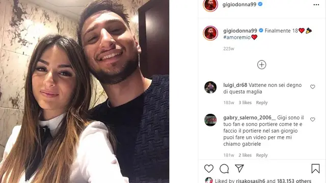 Gianluigi Donnarumma - Alessia Elefante - WAGs